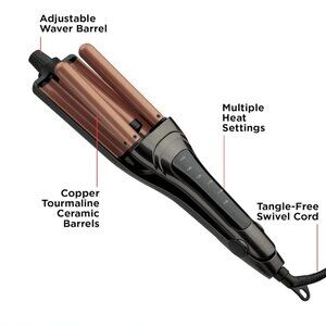 Professional‎ Hair ceramic adjustable Waver
